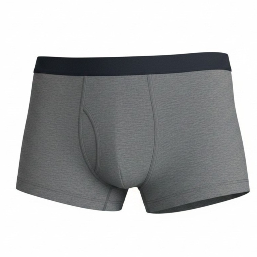 Bombas Mens Cotton Modal Trunk Underwear Heather Grey 2XL RN155348
